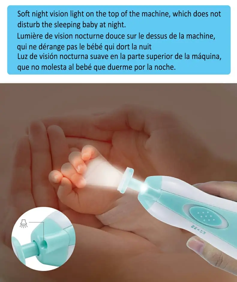 Lime à ongles électrique pour bébé - Letshop.dz