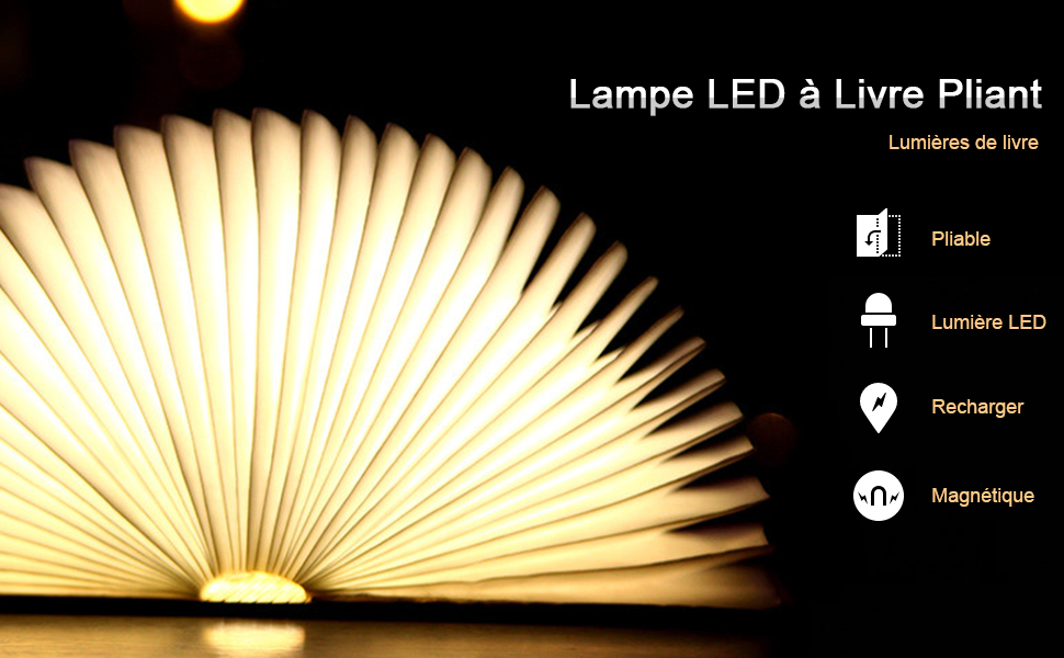 Livre Lumineux Rechargeable