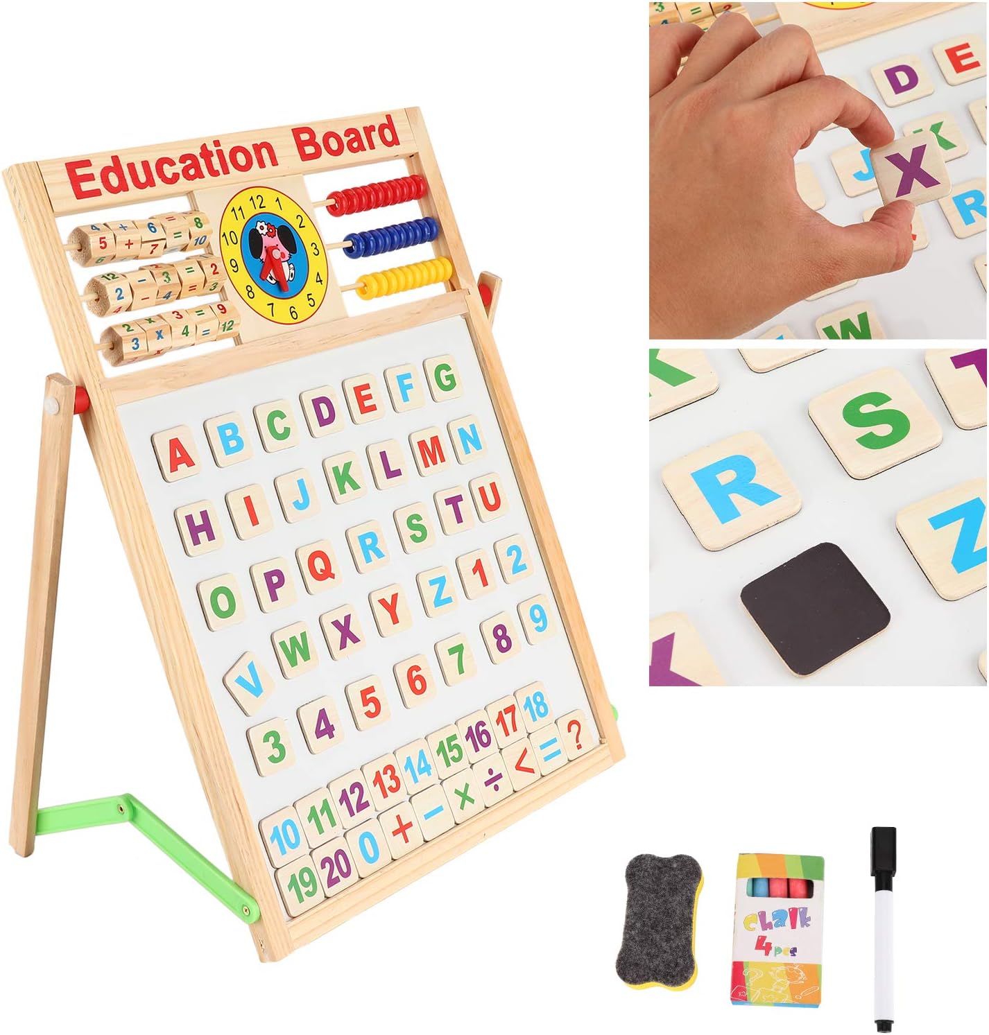 Table à Dessin Magnétique Double Face Pour Enfants 3 Ans Et Plus - Stylo à Bille En Acier, Effaçable