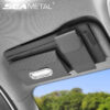 Étui à Lunettes De Soleil Pour Pare-Soleil Voiture – Clip Universel, Protection Velours – Gris