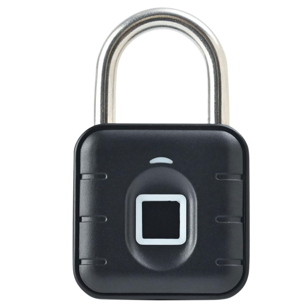 Cadenas à Empreinte Digitale - Sécurité Biométrique Rechargeable - Étanche, Robuste - Pour Casiers, Sacs, Portails, Valises…
