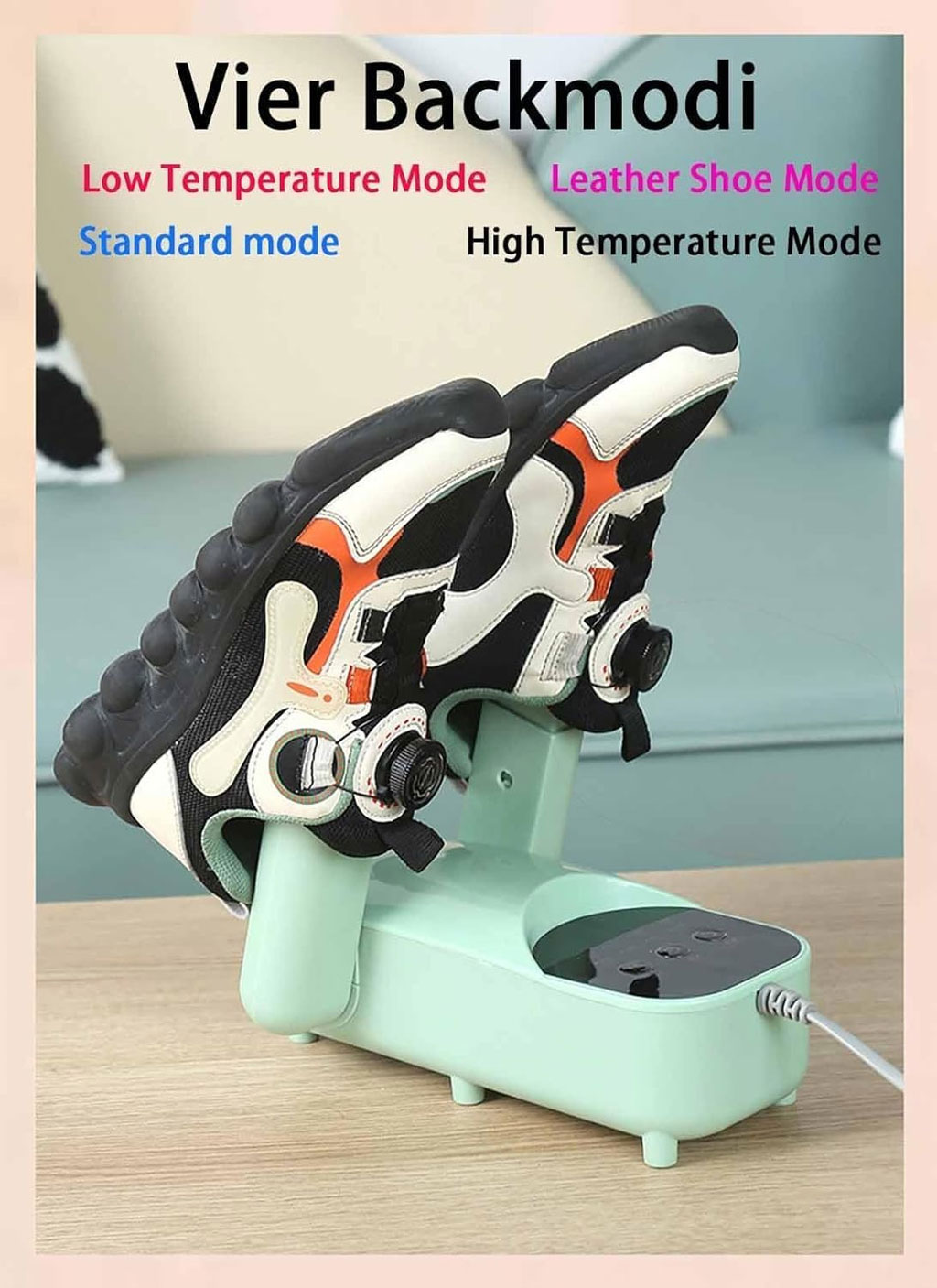 Sèche-Chaussures Électrique Multifonction Avec Minuterie – Compact Et Pliable – Pour Tous Types De Chaussures Et Chaussettes