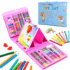 Kit De Dessin Pour Enfants 208Pcs Avec Chevalet Double Face à