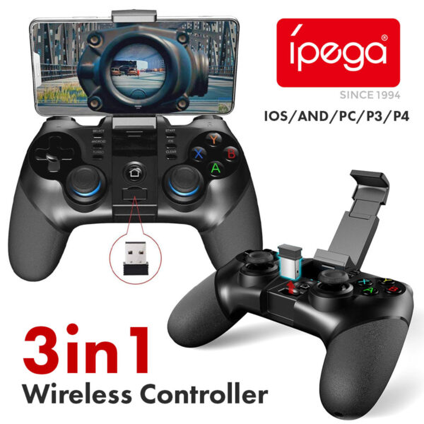 Manette De Jeu Sans Fil Pour Mobile - Compatible Android Et IOS, Design Ergonomique
