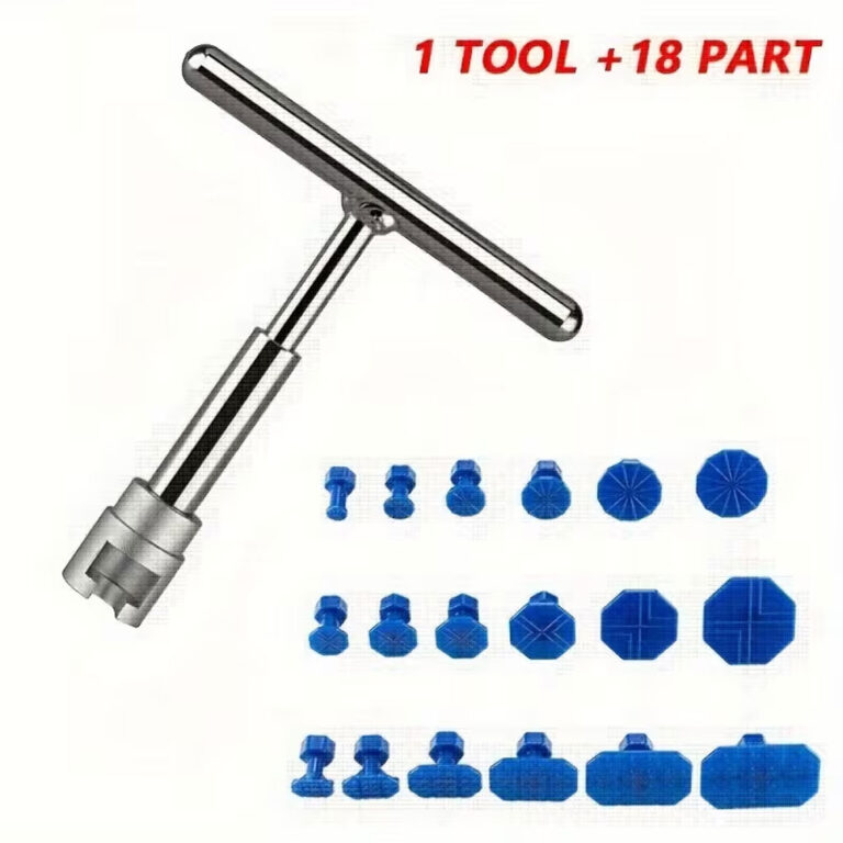 Kit Outil Réparation De Debosselage 19pcs - Ventouse Professionnelle Pour Enlever Dents Voiture Sans Peinture